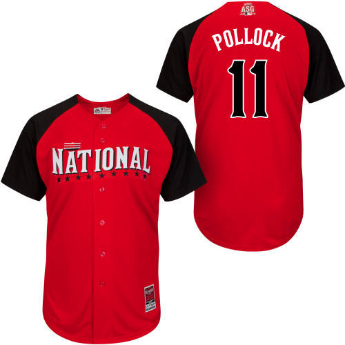National League Authentic #11 Pollock 2015 All-Star Stitched Jersey